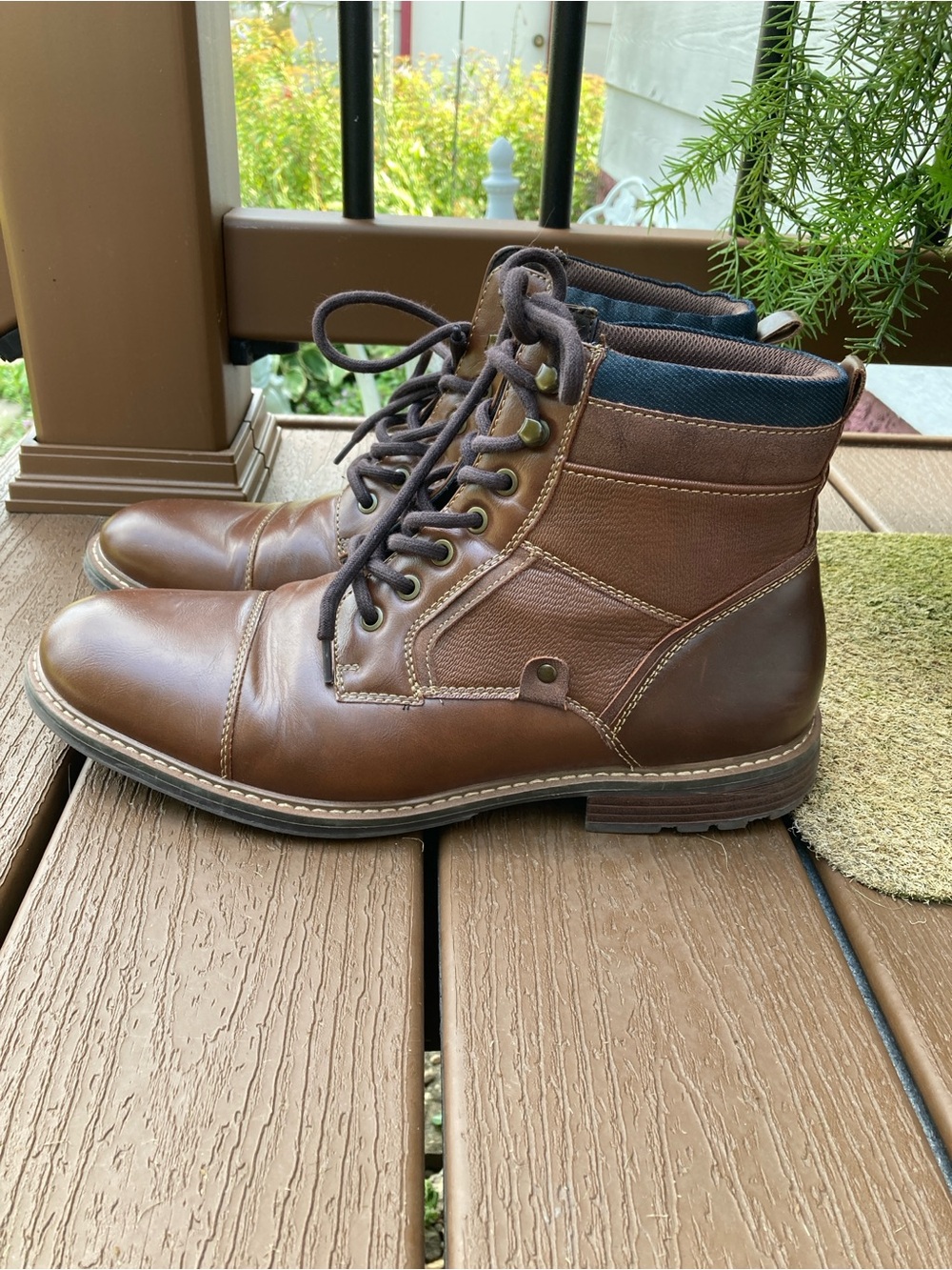 Sonoma Goods For Life Size 12M Graham brown lace up ankle boots